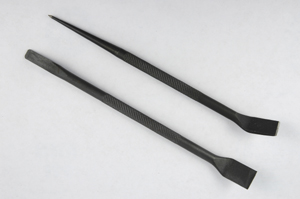 2 double-ended lakes. One sharp, the other flat.
