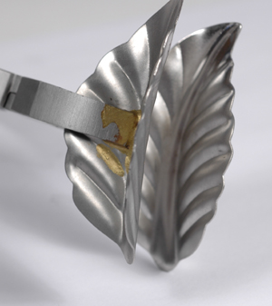 Large, angled leaf mashers