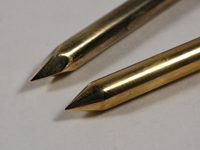 closeup of stylus ends, by Trade's Bears Studios