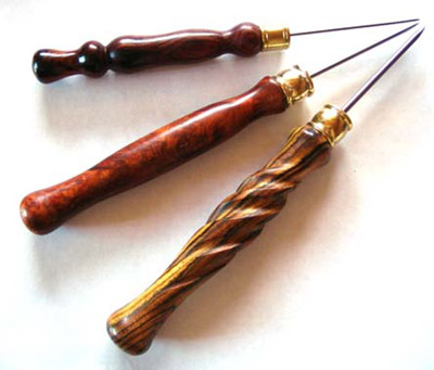 Limited Edition Tungsten Rakes with Hand-Turned Wood Handles
