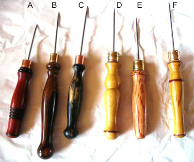 3/32" Tungsten Rakes with Hand-Turned Wood Handles