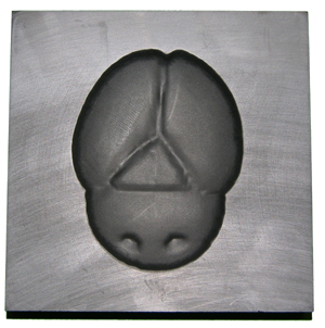 Lady Bug Push Mold, 3 Inch Size