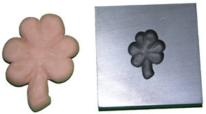 Shamrock 1 Inch Push Mold