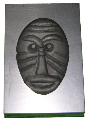 Tribal Mask Push Mold