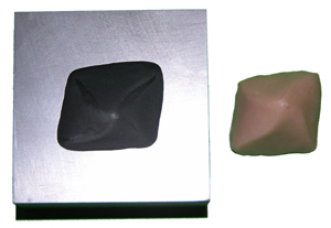 Knob Push Mold, Style B - Square