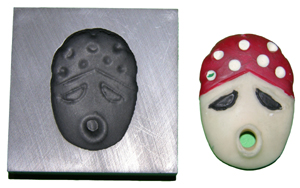 Red Mask Push Mold