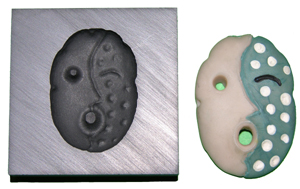 Blue/Green Mask Push Mold