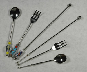 ARTCO - Spoons, Forks, and Swizzle Sticks - Beadable items for the